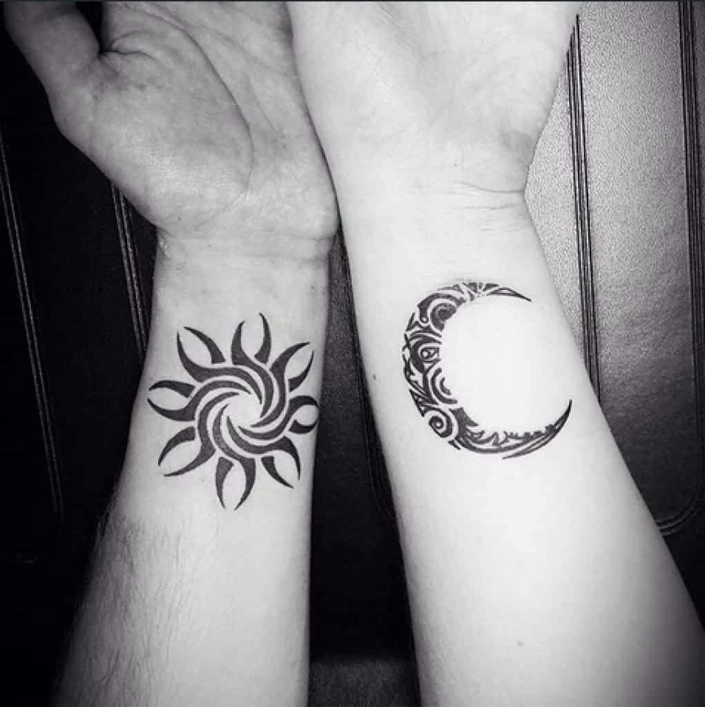 Tatuagem De Sol E Lua