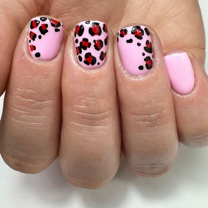 animal print nail art