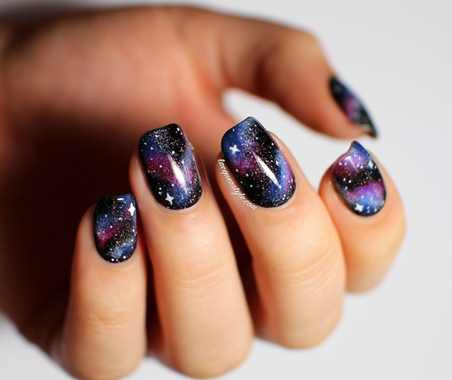 Galaxy Decorated Nail