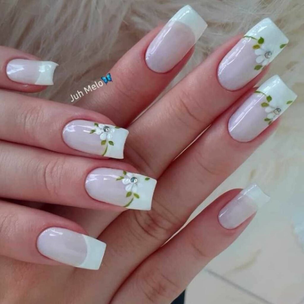 Unhas Decoradas De Flor