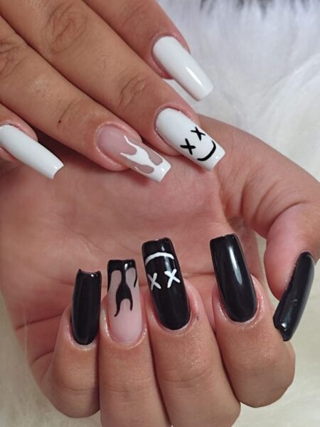 unhas-pretas-decoradas