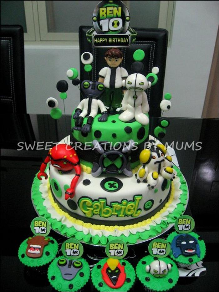 Ben 10 Decorated Cake