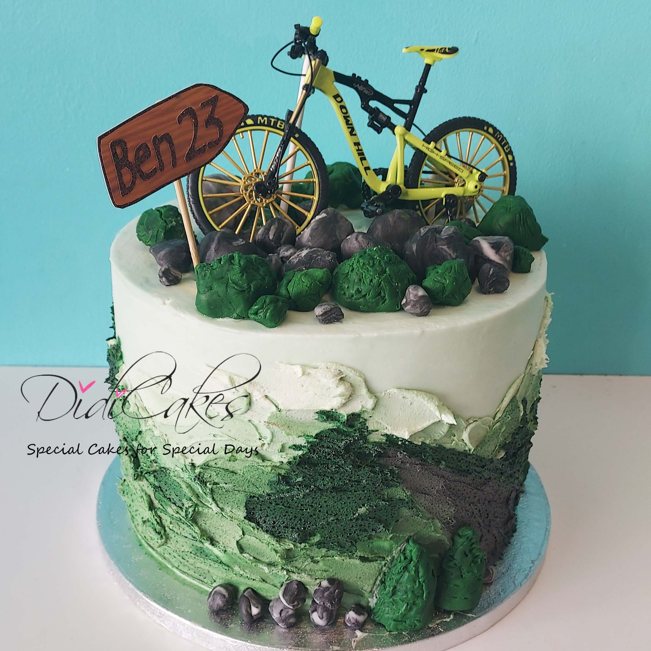 Bike Decorated Cake