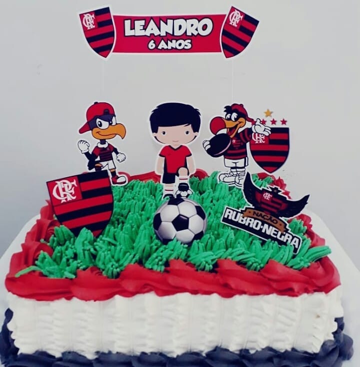 Bolo Decorado Flamengo