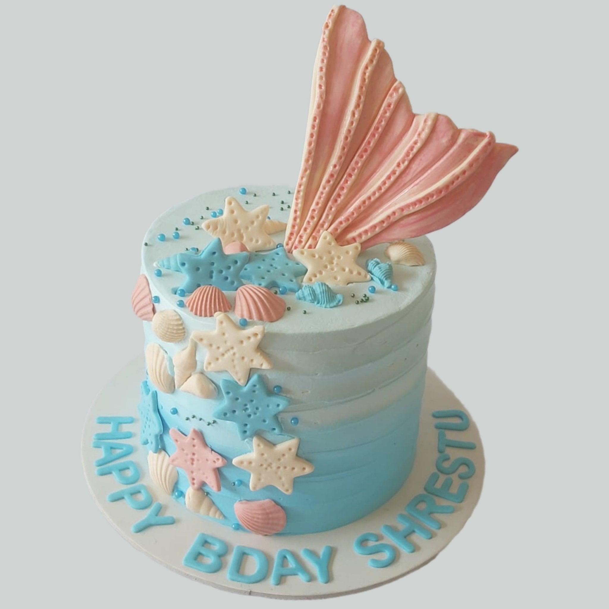 Ocean Decorated Cake