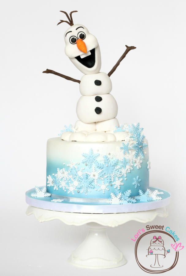 Olaf Decorated Cake