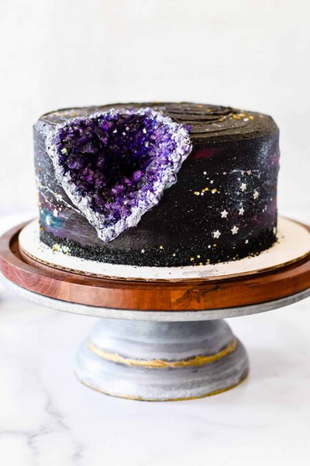 Black Decorated Cake