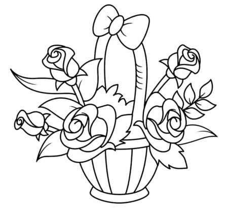 desenho-para-colorir-flores