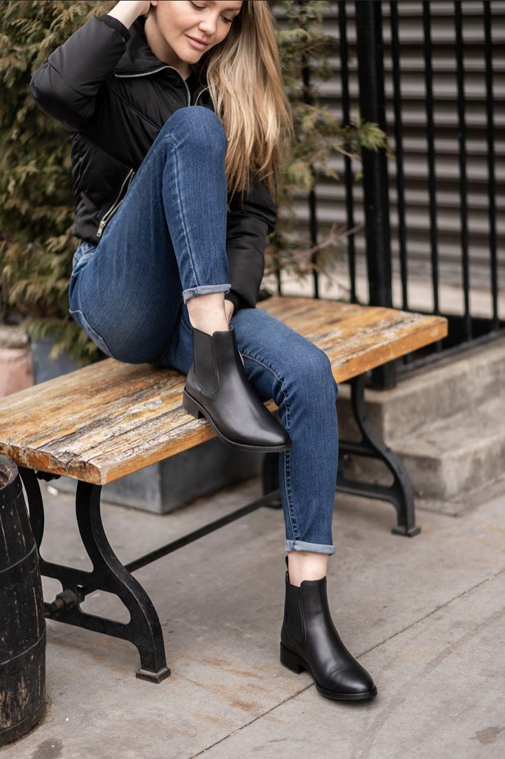 Fashion Look with Women's Chelsea Boots