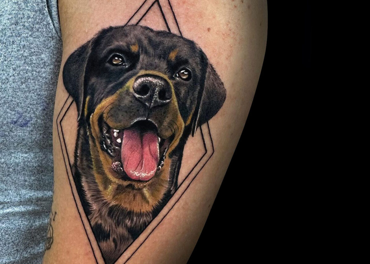 dog tattoo