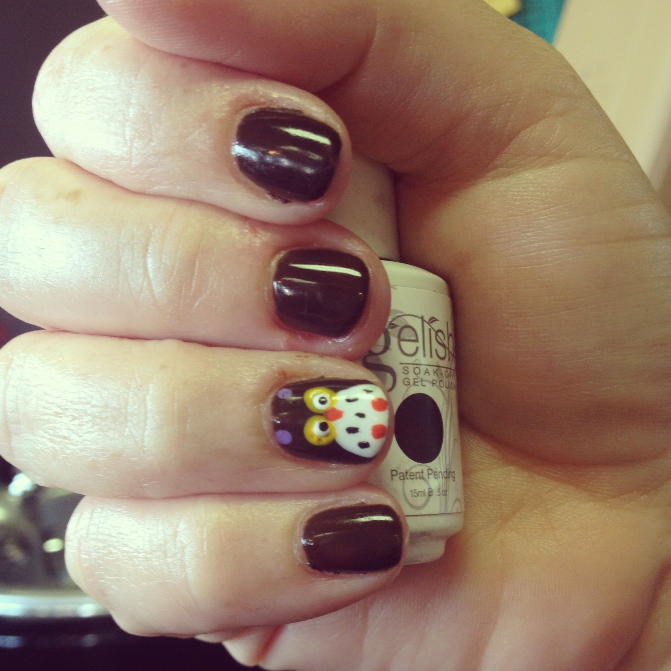 Owl Decorated Nail