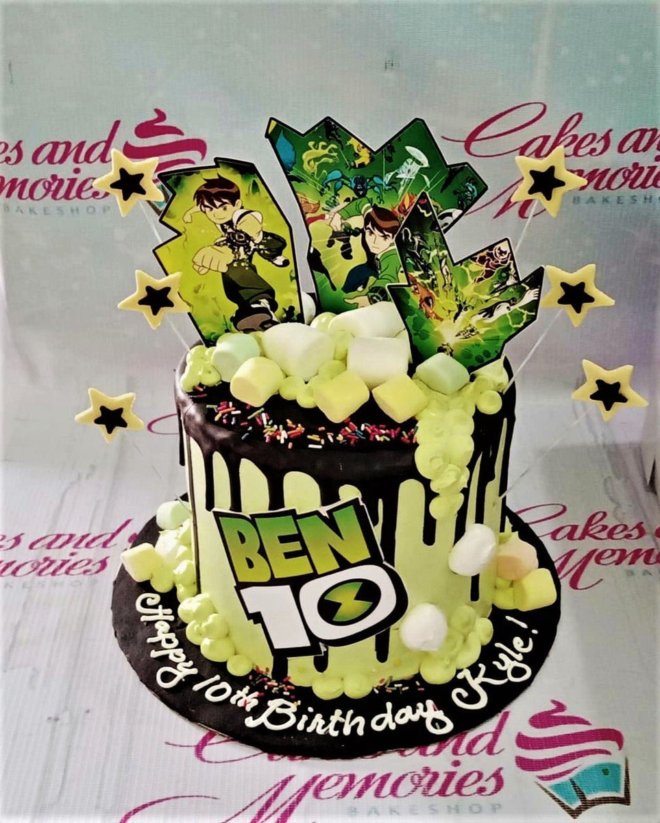 Ben 10 Decorated Cake