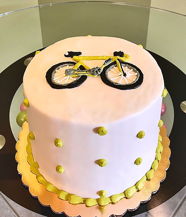 Bike Decorated Cake