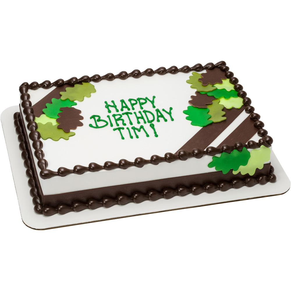 Camouflage Decorated Cake