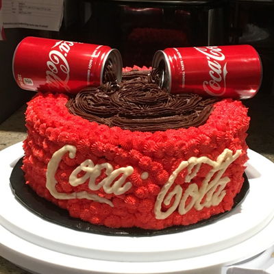 Coca Cola decorated cake