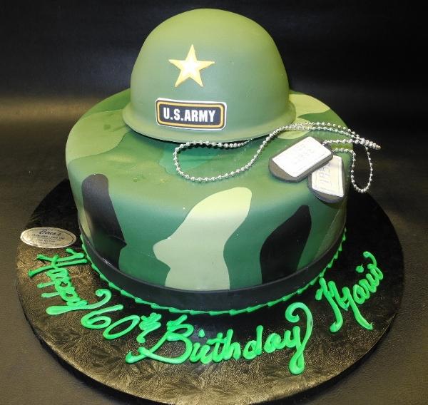 Decorated Army Cake