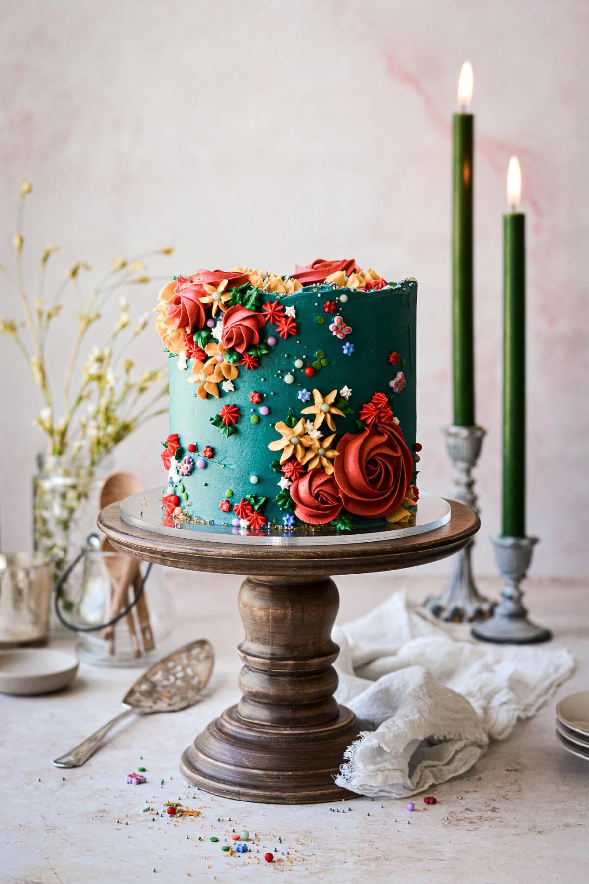 Flower Decorated Cake