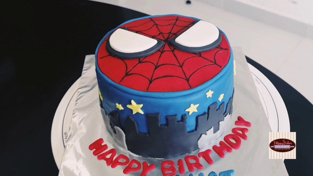 Spider Man Decorated Cake