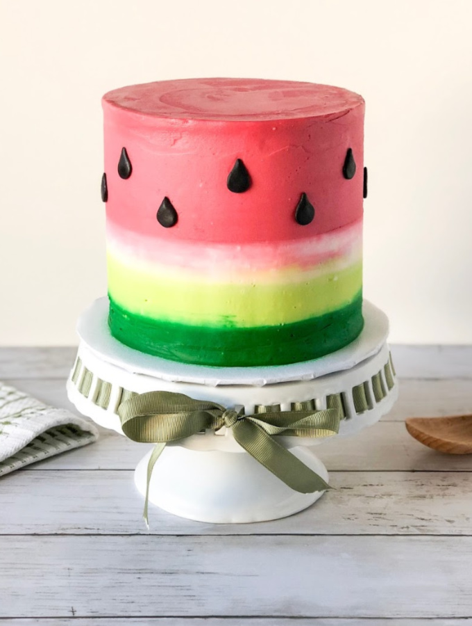 Watermelon Decorated Cake