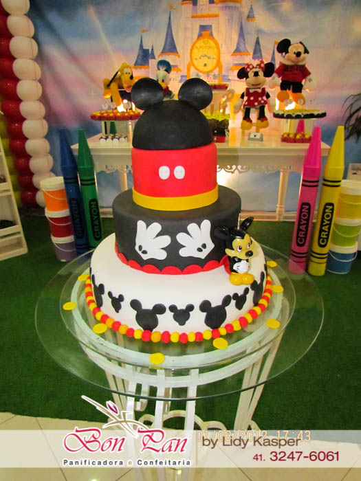 Bolo Decorado Mickey