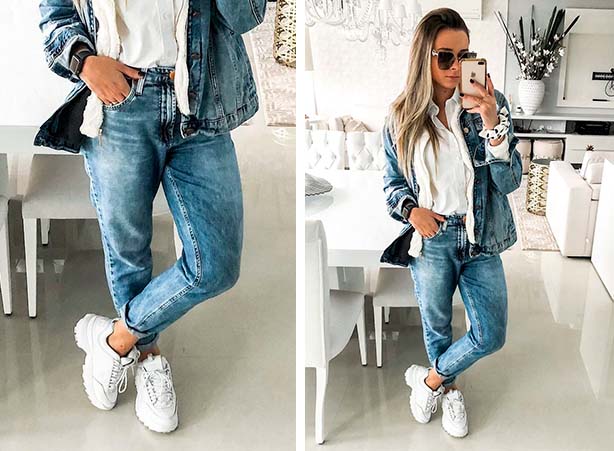 Look with Chunky Sneakers