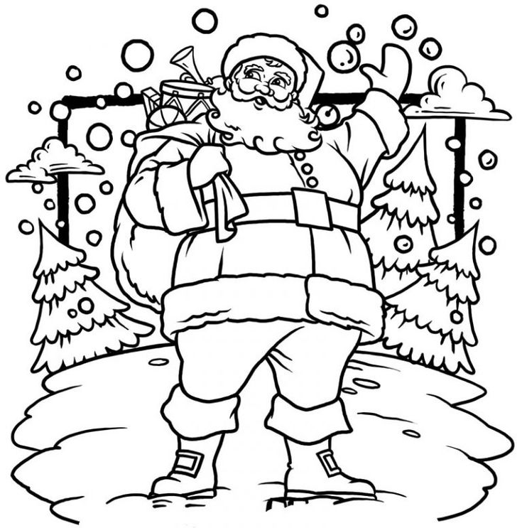 Santa Claus Coloring Pages