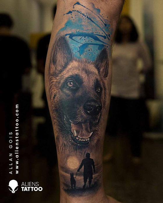 dog tattoo