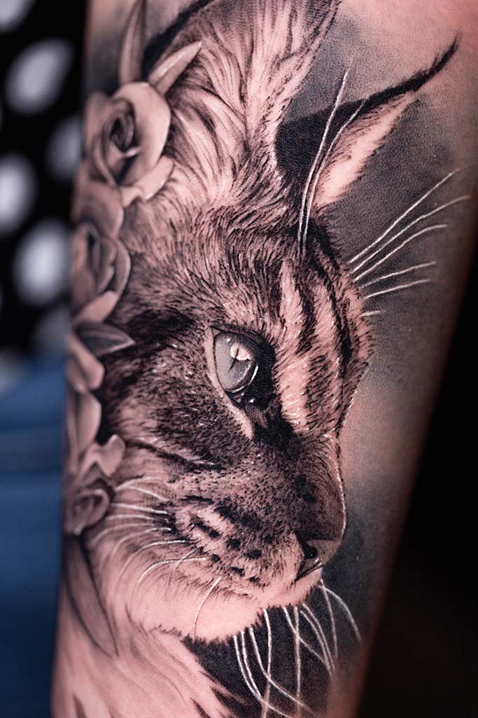 cat tattoo