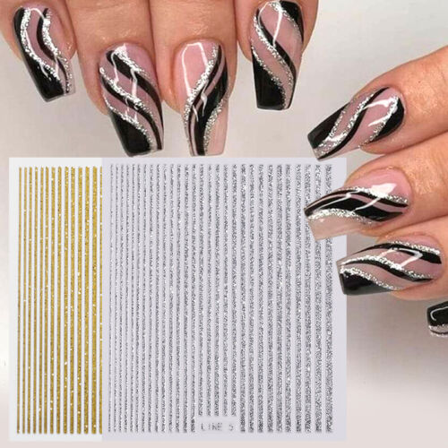 Silver Decorated Nail