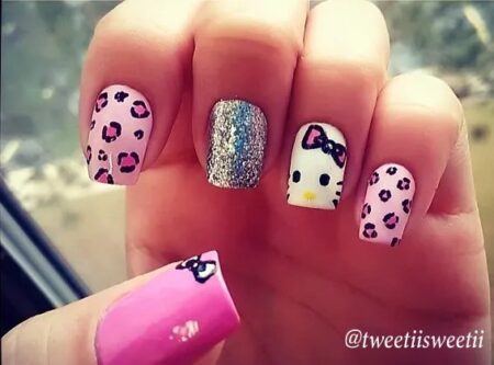 unhas-decoradas-hello-kitty