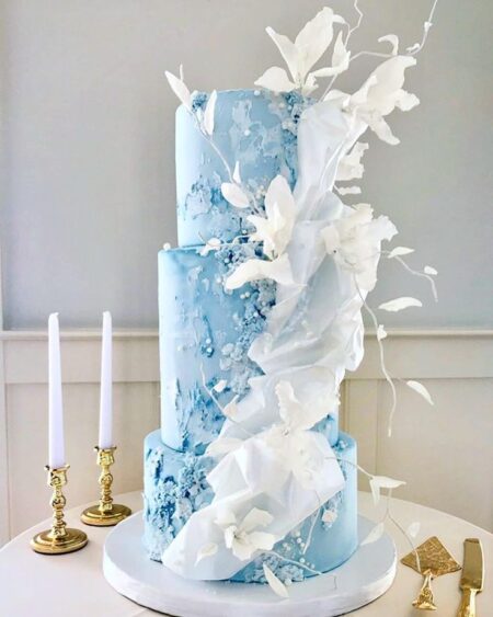 bolo-de-casamento-azul-e-branco