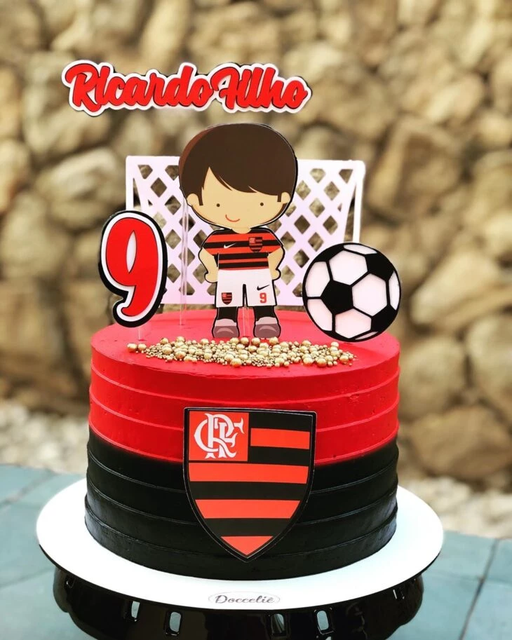 Bolo Decorado Flamengo