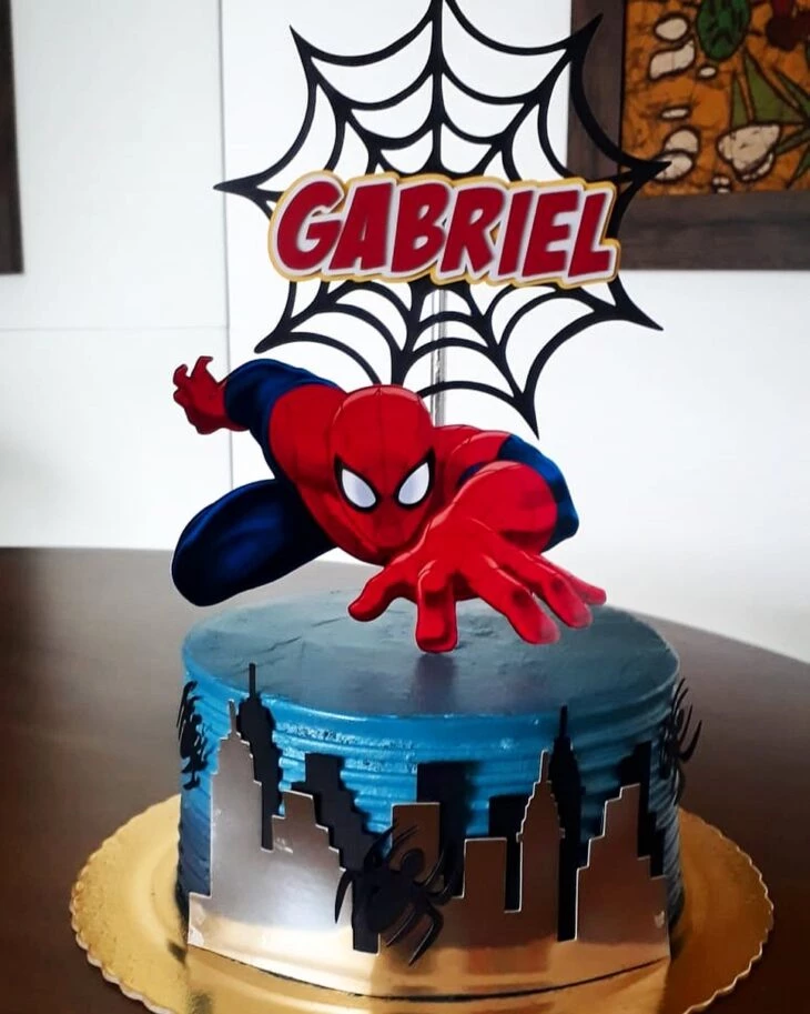 Bolo Decorado Homem Aranha