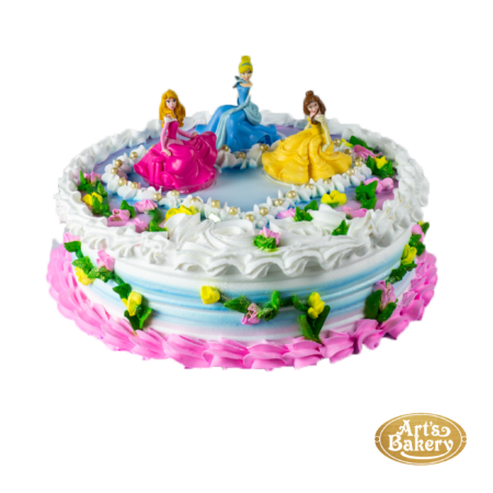 Disney Princess Decorated Cake