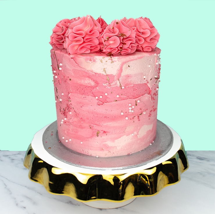 Pink Decorated Cake