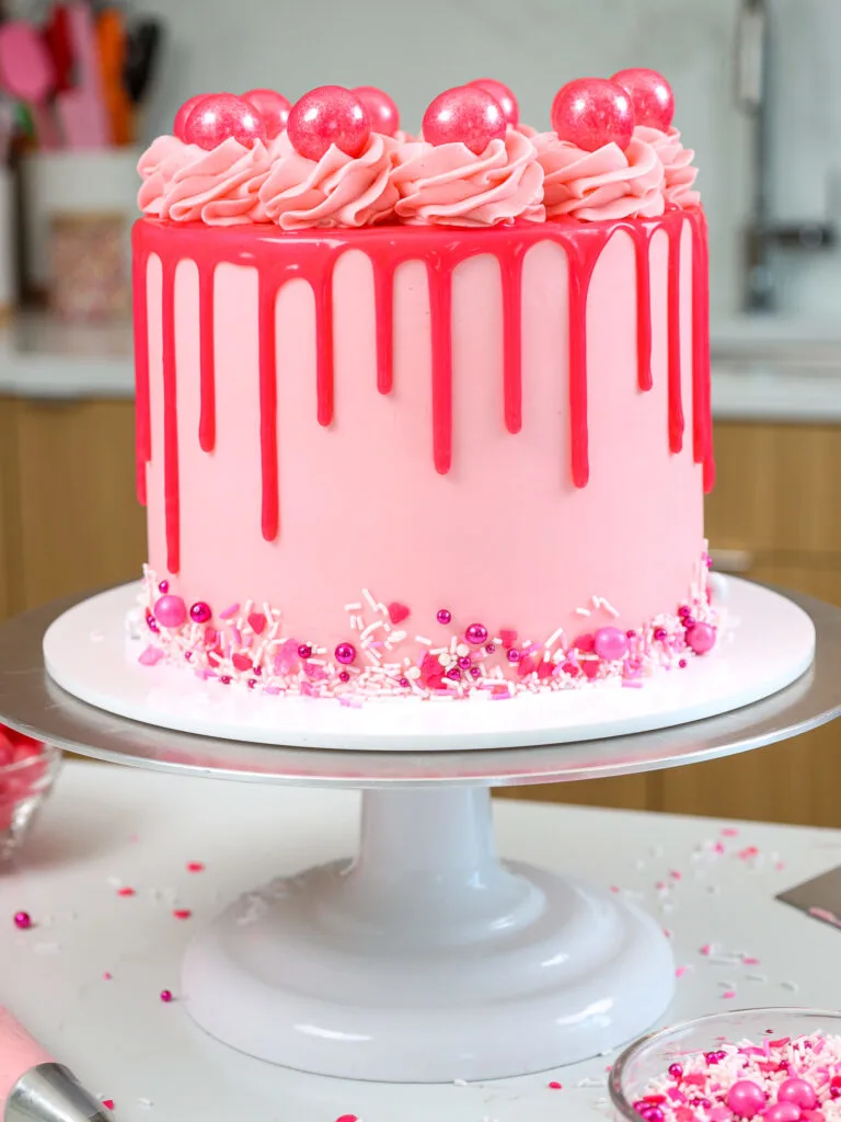 Pink Decorated Cake