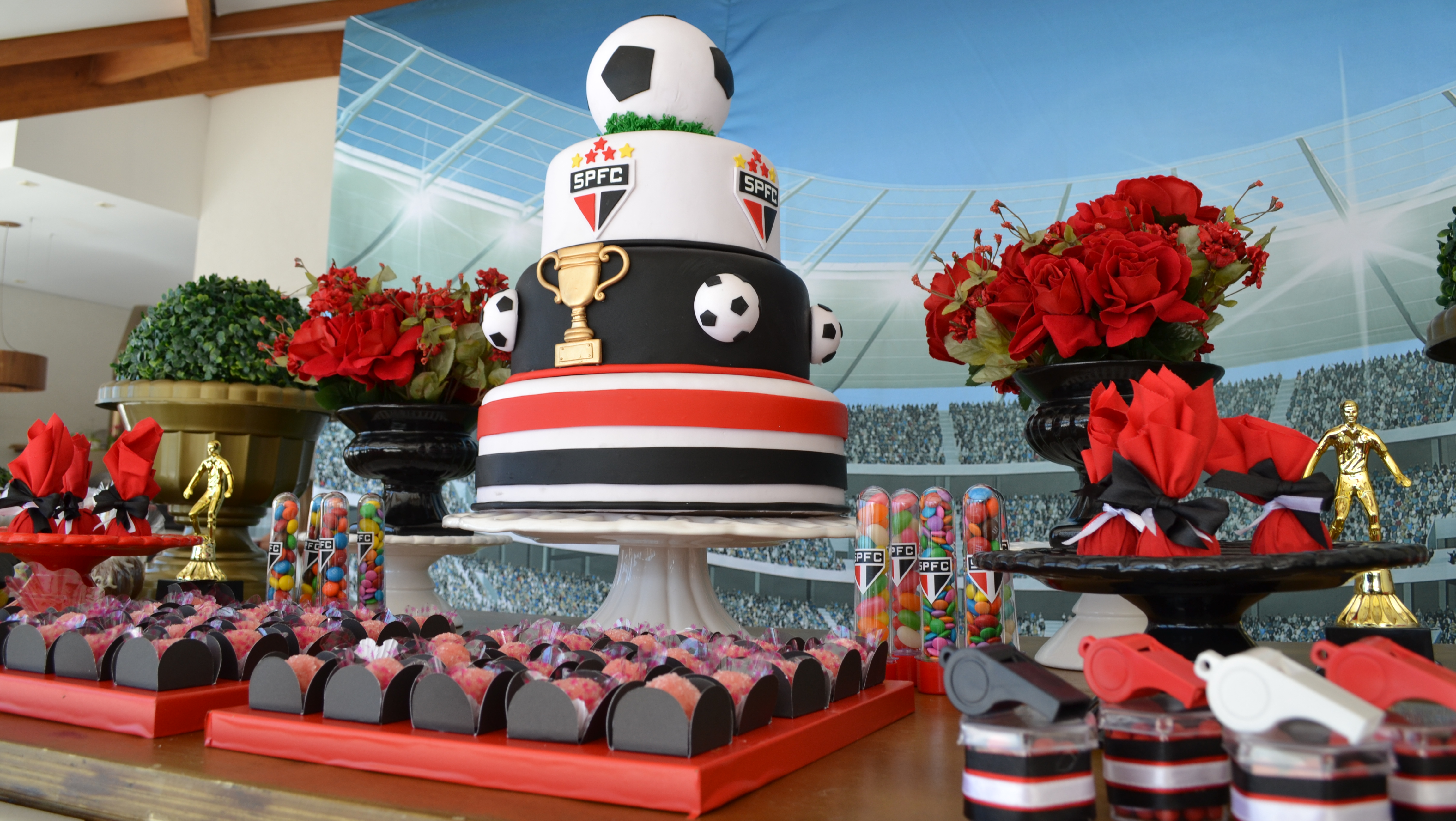 Decorated Cake Sao Paulo Football