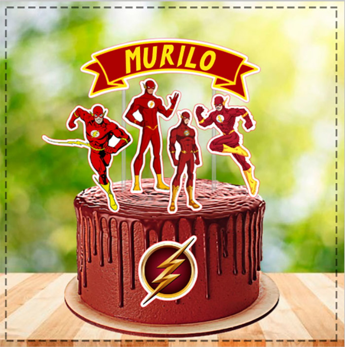 Bolo Decorado The Flash