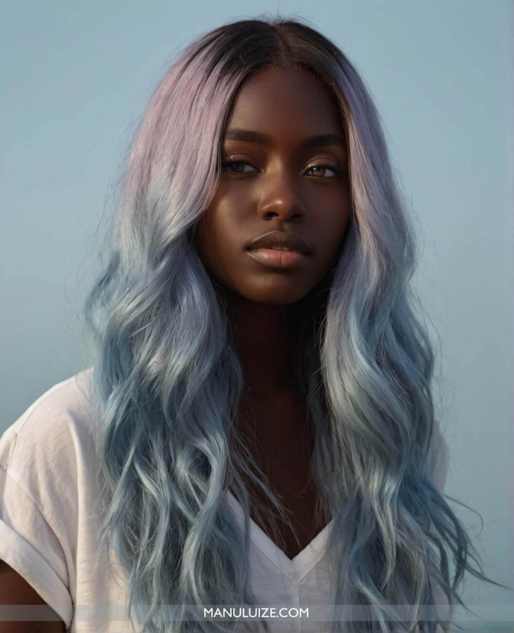 Pastel Blue Hair