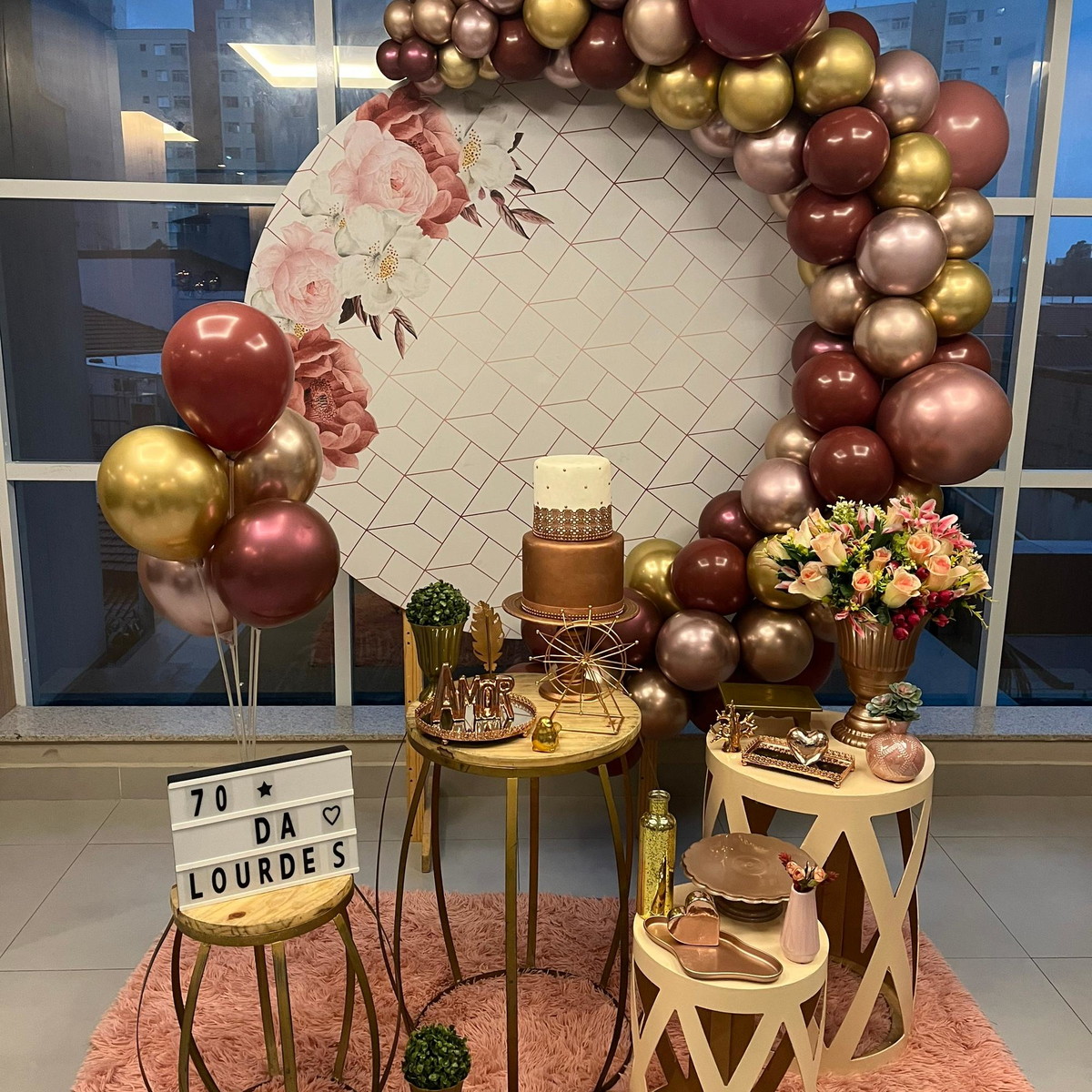 decoracao-de-festa-de-15-anos-dourado