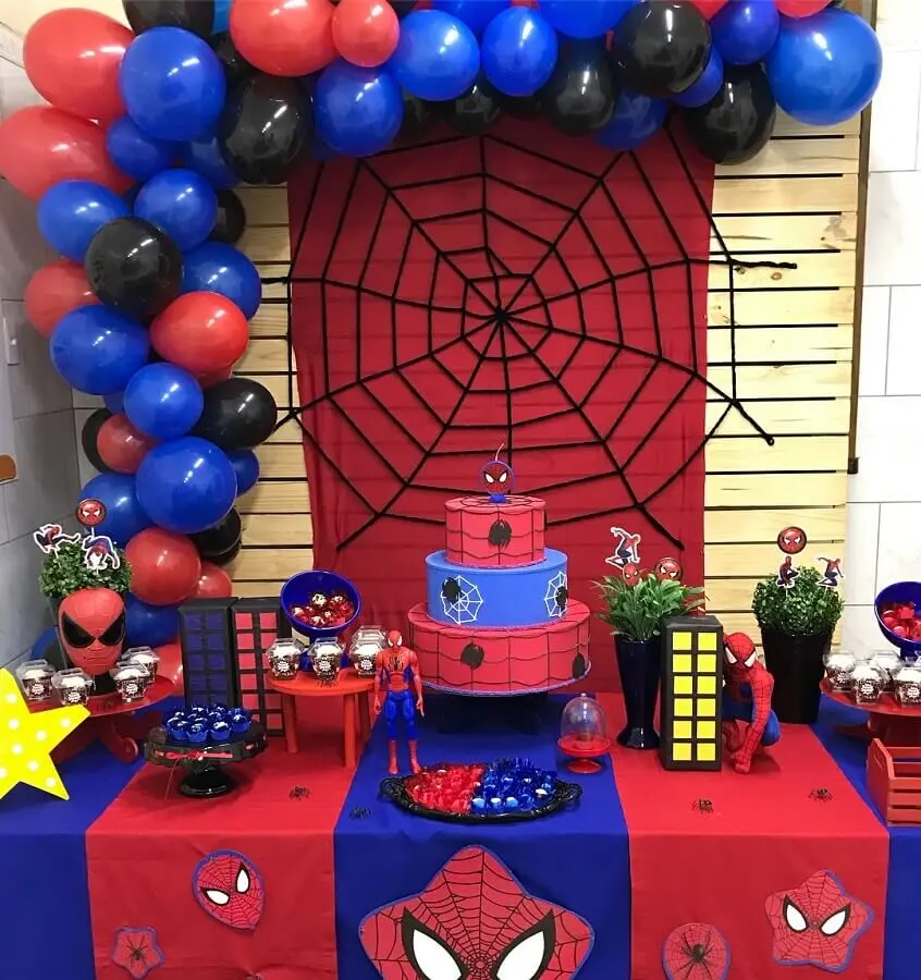 Decoracao Do Homem Aranha Simples