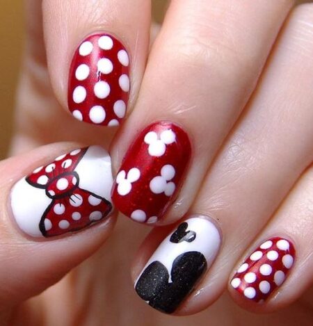 fotos-unhas-decoradas-com-vermelho-e-branco