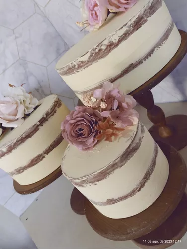 Bolo de Casamento Rustico