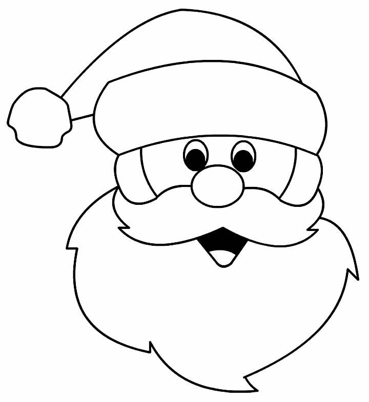 Papai Noel para Colorir