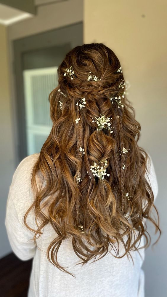 Penteado De Noiva Cabelo Solto