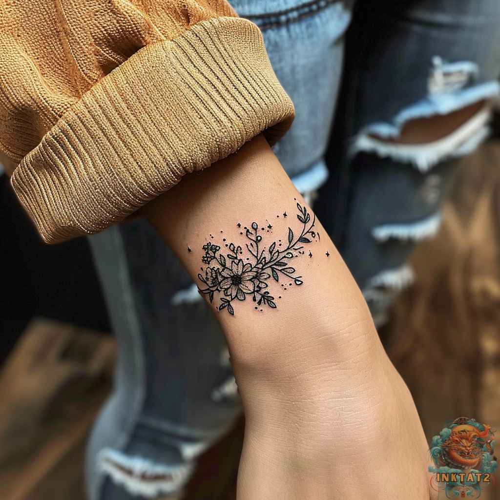 Female Bracelet Tattoo