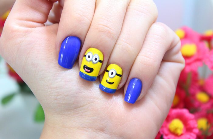 Unha Decorada Minions