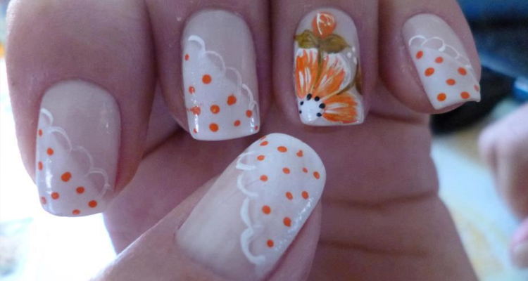 Unhas Decoradas De Flor