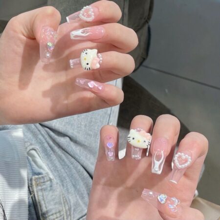 unhas-decoradas-hello-kitty