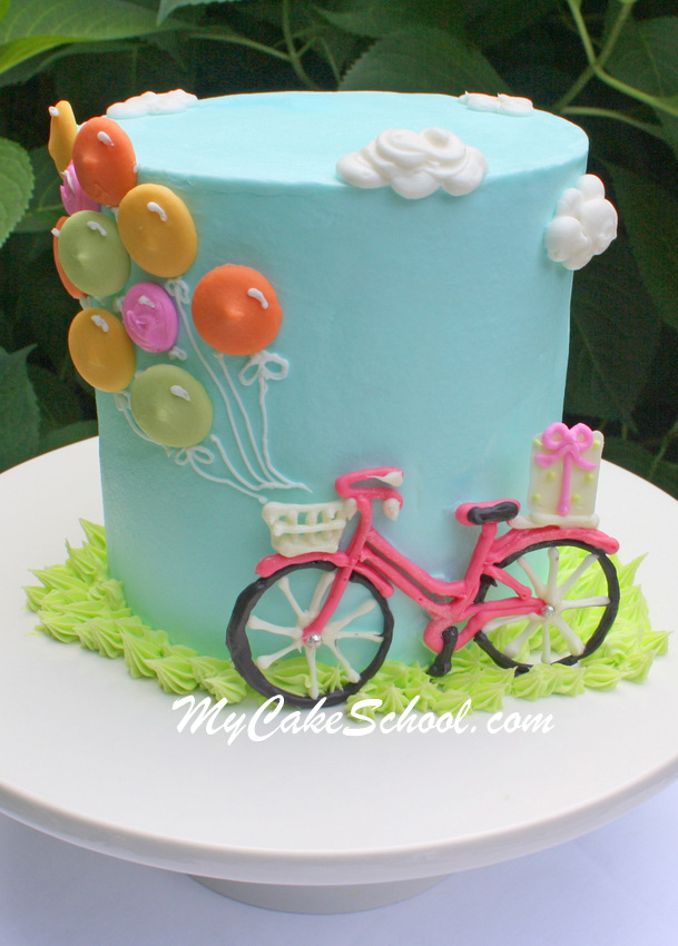 Bike Decorated Cake